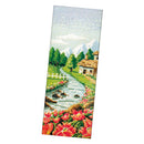 Stamped Cross Stitch Kits Printed Cloth 11CT for Home Decor 40x20cm Spring