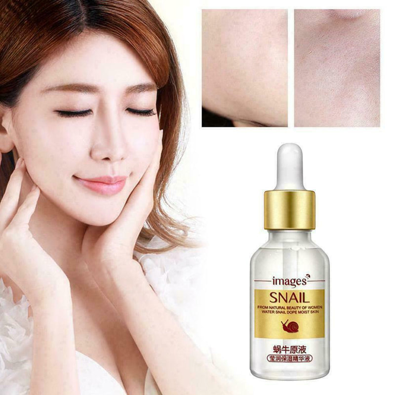 Snail Extract Serum Face Hyaluronic Acid Collagen Face Whitening V2L7