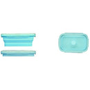 1Pcs Food Grade Silicone Lunch Box Folding Eco-Friendly Food Container Bent