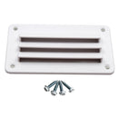 ABS Plastic Louvered Vent Ventilation for Boat, Caravan & RV 14cm x 7.9cm