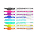 8/12 Color Metallic Markers Glitter Writing Doodle Dazzle Pen Mark 8 Colors