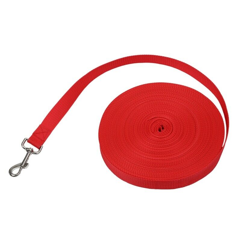 100ft 30.5 Meters Long Pet Dog Horse Training Leads Lunge Webbing Lead Rope W9H5