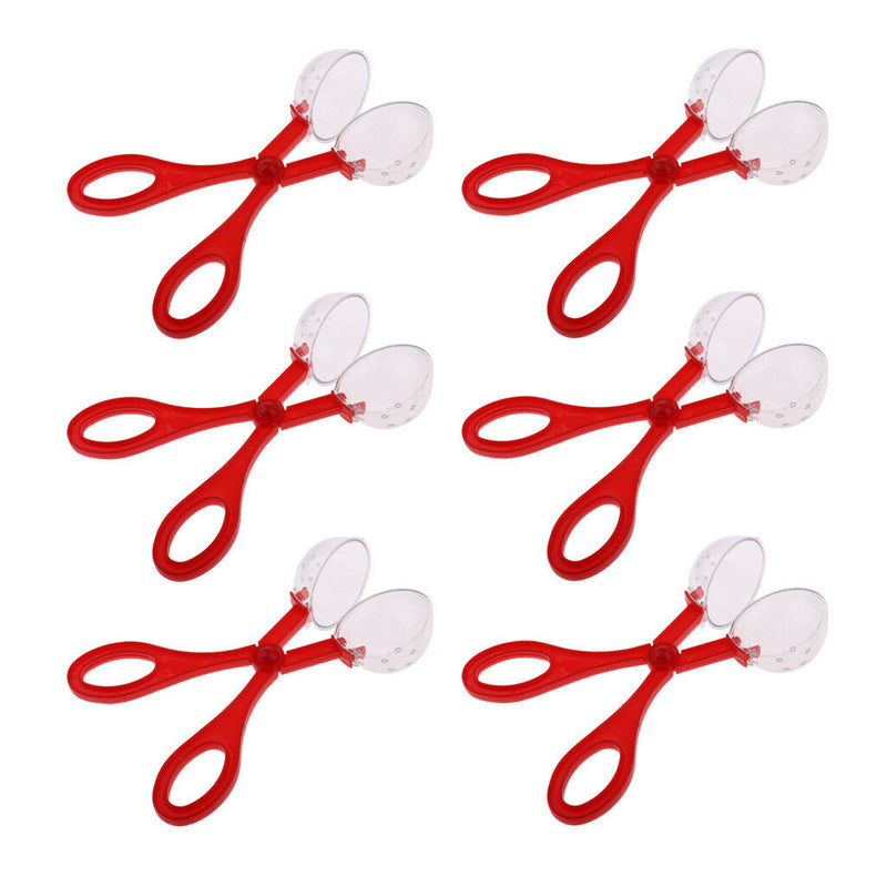 6Pcs Reptile Terrarium Spider Clamp Aquarium Litter Feeding Cleaning Tools