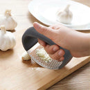 Stainless Steel Garlic Press Crusher Manual Rocking Mincer Squeezer Kitchen Tool