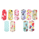 10 lot Organic Charcoal Bamboo Reusable Sanitary Pad Super Absorbent 7 inch
