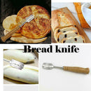 Bread Bakers Slashing Tool Dough Making Cutter 4 Blades Wooden Handle E3S6