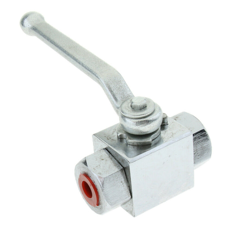 2 Way High Pressure Hydraulic Steel Ball Valve Female DN6 0.125Inch