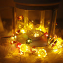 Autumn String Lights LED Pumpkin Fairy Lights for Thanksgiving Halloween A