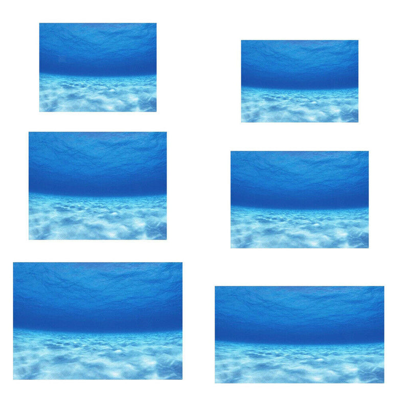 Aquarium Background Poster   Tank Backdrop Adhesive Underwater Decor 61x41cm