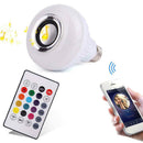 Bulb Speaker Bluetooth LED Light Music RGB Color Wireless Remote Contr GZK