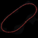 Stretch Strap 6mm Dia Beads Sandalwood Buddhist Prayer Necklace Red