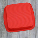 Silicone Square Cake Pan Tins Non-stick Baking Mould Bakeware Tray 26*5cm