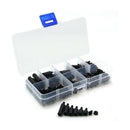300pcs M3 Nylon Hex Spacer Screws Nut Distance Weapon Plastic Accessories A