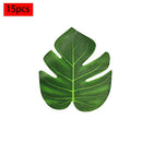 30PCS Tropical Leaves Palm Leaves Imitation Plant Leaves Flowers Party Decor