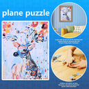 1000pcs Colorful Deer Jigsaw Paper Puzzles Educational Toys for Children
