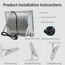 100W LED Flood Light Cool Warm White Work Wall Spot Floodlights IP65 240V
