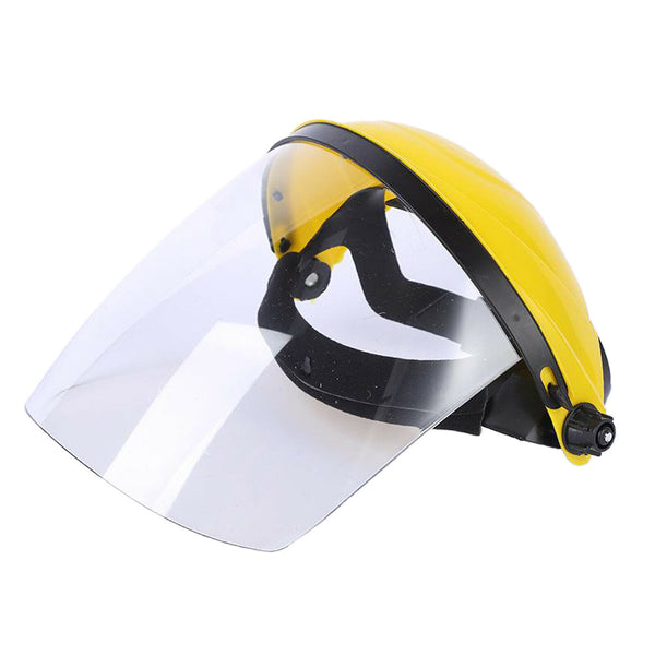 2Pcs Clear Safety Full Face Shield Guard Visor Cap Anti Splash Protector