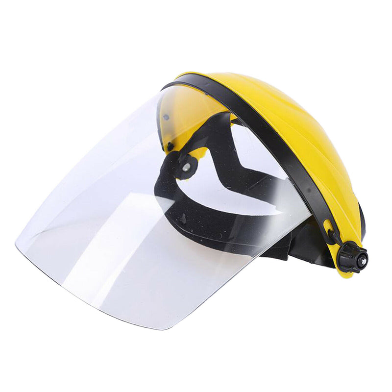 2Pcs Clear Safety Full Face Shield Guard Visor Cap Anti Splash Protector
