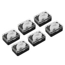 6pcs 40x 25mm Magnifying Glass Jeweler Eye Loupe Magnifier With LED Light C