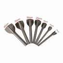 7 Pcs V Shape Leather Craft Half-Round Cutter Punch Strap Belt Wallet Bag W F6U8