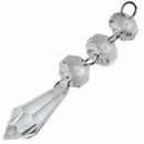 30Pcs Acrylic Crystal Clear Garland Hanging Beads Curtain Wedding Club Part H3I8