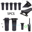 5pcs Belt Clip for Retevis H777 BaoFeng BF-666S 777S BF-888S 2-Way Radio Black