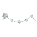Korea Fashion Soft Ear Stud Beautiful Star Ear Clip Earring