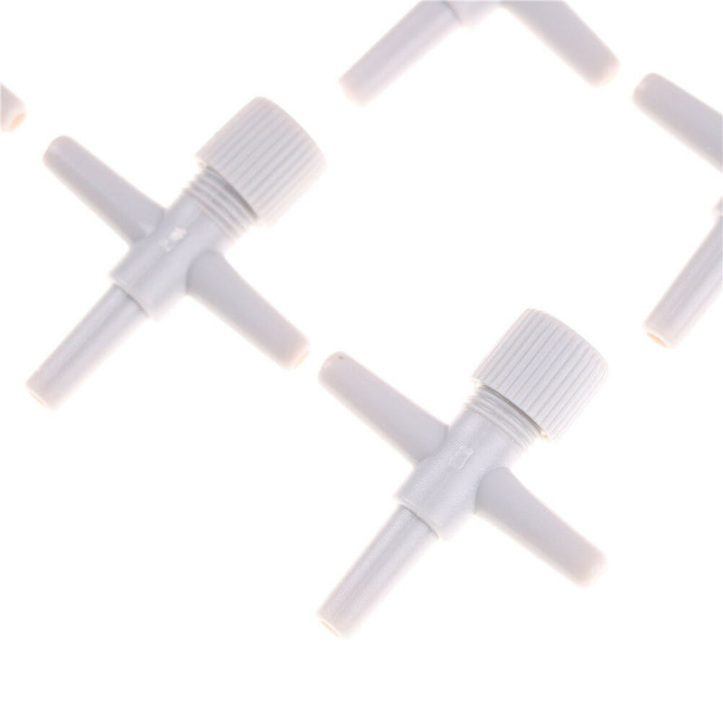 3 Adjustable Air Switch Oxygen Pump Valve Tee Regulator For Fish Tank Aquariu FT