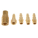 5pc 1/4 Inch NPT Coupler Adapter For Air Hose Compressor