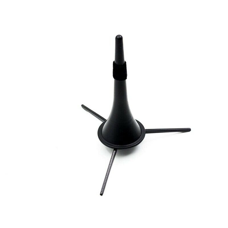 Flute Stand Portable Clarinet Bracket Stand Black Plastic Frame Holder Fold