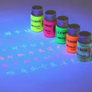 10Pcs/Set Invisible Fluorescence Bottled Dip Signature Ink W/ Glass Writing Pen