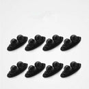 8Pcs Car Headphone USB Cables Clips Charger Line Holder Organizer Accessories