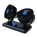 12V Universal USB Dual Head Car Cooling Fan Truck Auto Cooling Coo OZ
