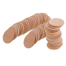 50 Pieces Natural Round Unfinished Wood Round Circle Discs Embellishments for
