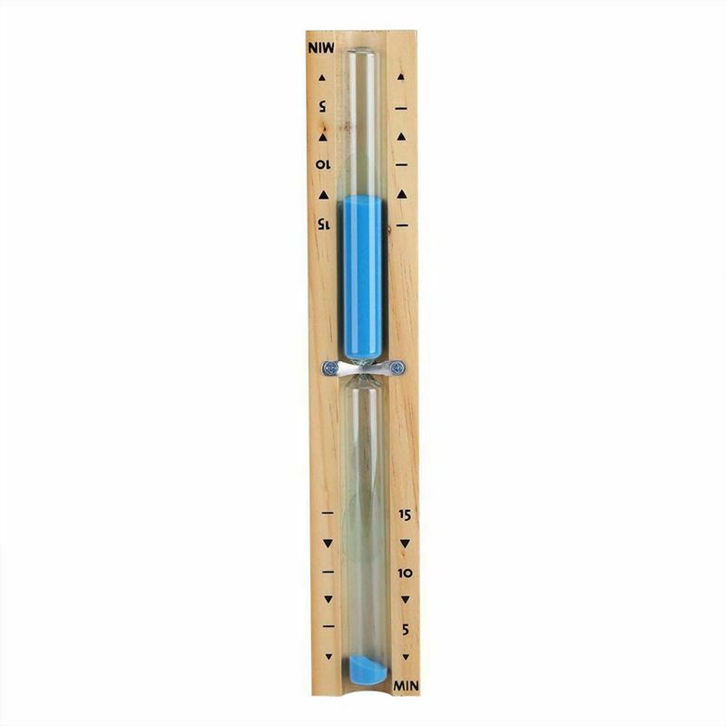 15 Minute Timer Sauna Hourglass Wall Rotating Sand Timer Countdown Clock 15 Q2M1