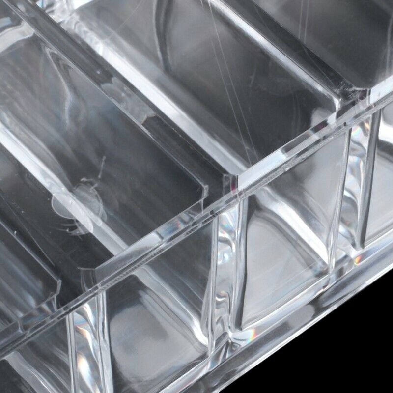 New 8 Slot Acrylic Compact Holder Powder Eye Blush Makeup Case Storage Orga O6P9