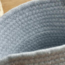 Washable Plant Basket Storage Office Sundries Cotton Thread Handmade Knitti B2Q2