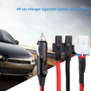 1.5m 30A 4Pin Short Wave Car Charger Power Cable for ICOM IC-7000 IC-7600