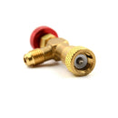 1/4" -5/16" R410A Refrigeration Charging Adapter Air Conditioning Valve Tool OZ