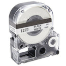 Label 12Mm Cassette Refills Compatible for Epson LabelWorks LC-4WBN9 for LW