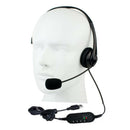 USB Headset with Microphone Call Center Headsets 2.5M Length PC Headset Headband