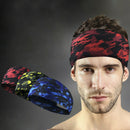 Cycling Gym Stretch Sport Hair Bands Sweat Headband Sweatband Random Camoufl Kw