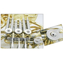 Golden Rotating Piston Repairing for Tenor French Horn Intruments DIY Accs