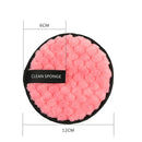 3Pcs 2-ways Soft Cleansing Natural Face Sponge Wash Puff Facial Exfoliating