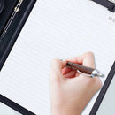 A4 Leather Folder Padfolio Multi-Function Office Organizer Planner Notebook U9R3