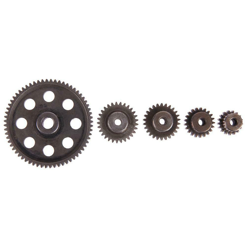 5pcs/Set Differential Main Metal Spur Motor Gear RC Toys Part for HSP Truck
