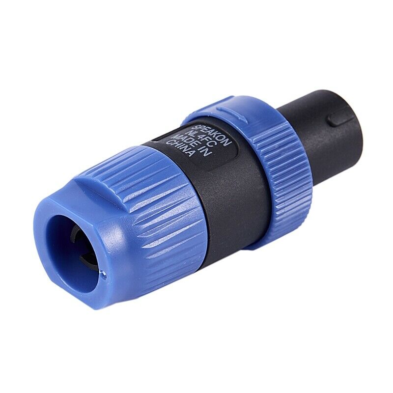 Twist Locking Speak-on Speaker Cable Amplifier Male Connector Plug F9H1