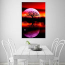 5D DIY Tree Full Drill Diamond Embroidery Paintings Cross Stitch (Purple)