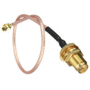 5.9"/15cm RG178 RP SMA to uFL/u.FL/IPX/IPEX RF Female Adapter Extension Cab I0H7