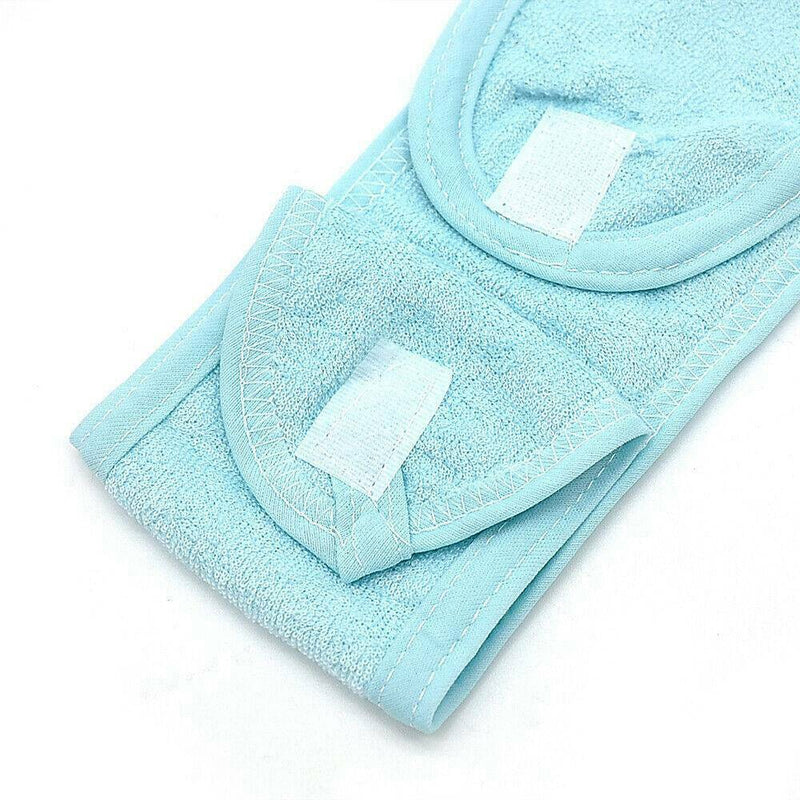1Pc Women Adjustable Makeup Toweling Hair Wrap Head Band Salon Facial Headband